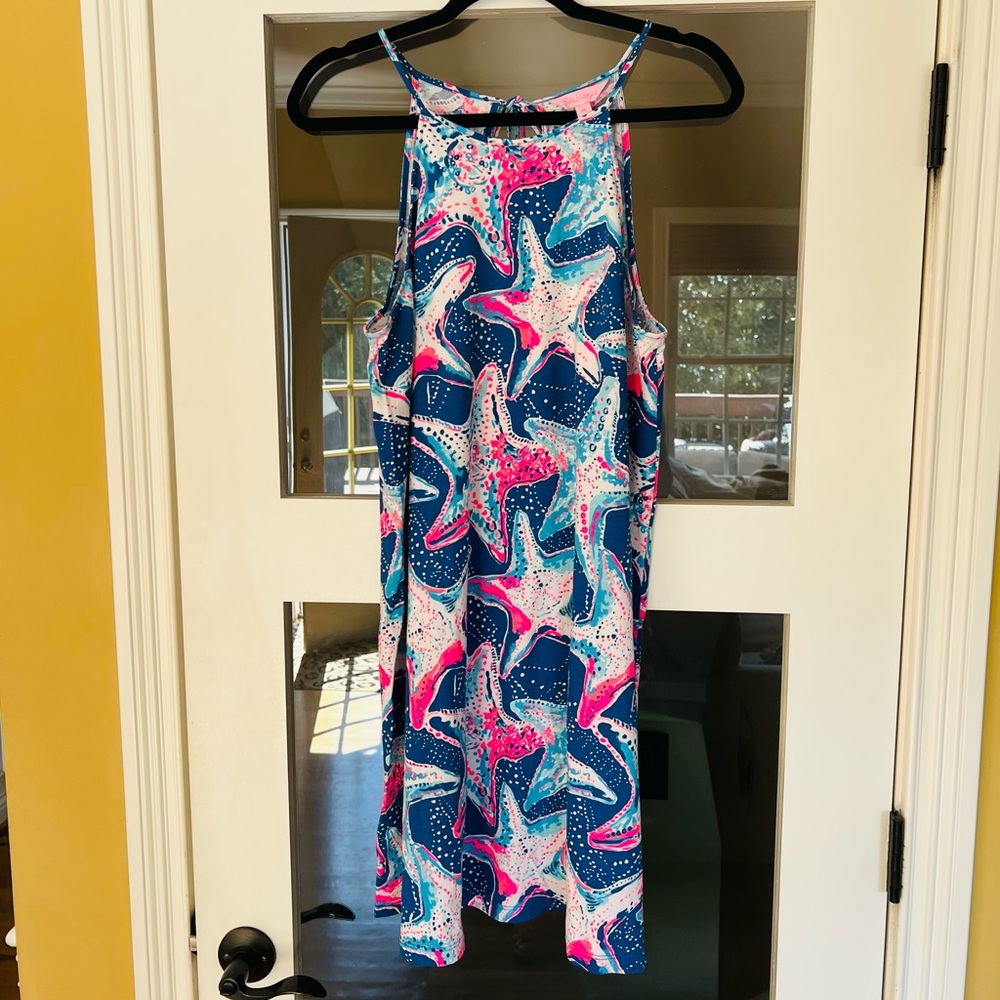 Lilly Pulitzer gorgeous pattern Margot dress! Perfect condition! SZ M
